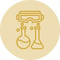 Virtual Reality Lab Vector Icon Design