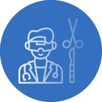 Virtual Reality Surgery Vector Icon Design
