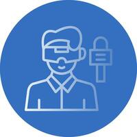 Virtual Reality Journalism Vector Icon Design
