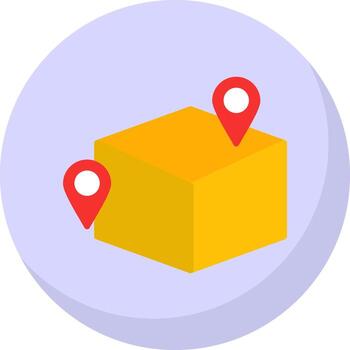 Spatial Mapping Vector Icon Design