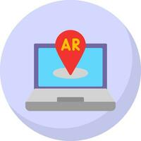 AR Navigation Vector Icon Design