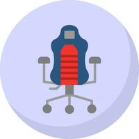 VR Gaming Chair Vector Icon Design