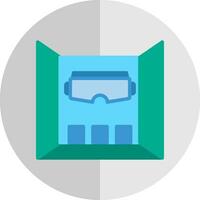virtual realidad habitación vector icono diseño