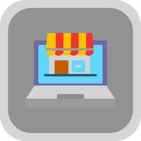 Virtual Marketplace Vector Icon Design