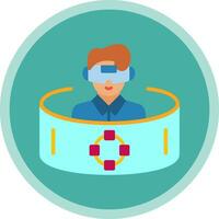 Immersive Simulation Vector Icon Design