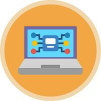 AI-Driven Mysteries Vector Icon Design
