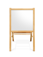 White board menu sign isolated PNG transparent