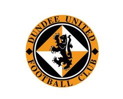 Dundee unido fc club símbolo logo Escocia liga fútbol americano resumen diseño vector ilustración