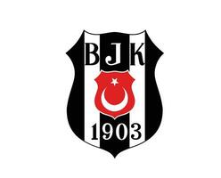 besiktas club logo símbolo Turquía liga fútbol americano resumen diseño vector ilustración