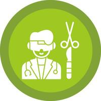 Virtual Reality Surgery Vector Icon Design