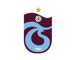 trabzonspor club logo símbolo Turquía liga fútbol americano resumen diseño vector ilustración