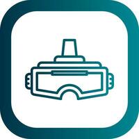 VR Headset Vector Icon Design