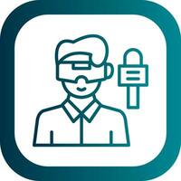 Virtual Reality Journalism Vector Icon Design