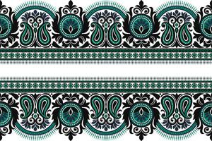 floral pattern Seamless. Background Seamless Pattern Geometric Ethnic pattern Ikat Seamless digital printing textile  for background, carpet, wallpaper, clothing, Batik, fabric, printing textile. vector