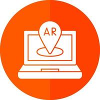 AR Navigation Vector Icon Design