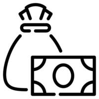 Dollar Sign Icon for uiux, web, app, infographic, etc vector