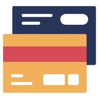 Credit Card Icon for uiux, web, app, infographic, etc vector