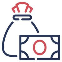 Dollar Sign Icon for uiux, web, app, infographic, etc vector