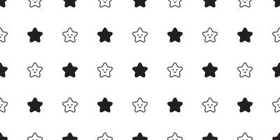 star seamless pattern vector christmas gift wrap paper scarf isolated cartoon tile wallpaper repeat background illustration doodle design