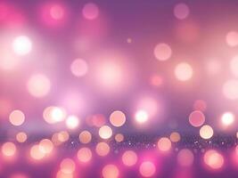 Bokeh background. Light abstract. bright light Defocused particles. ai generated photo