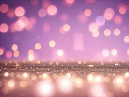 Bokeh background. Light abstract. bright light Defocused particles. ai generated photo