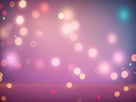 Bokeh background. Light abstract. bright light Defocused particles. ai generated photo