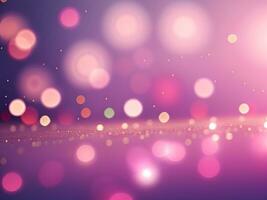 Bokeh background. Light abstract. bright light Defocused particles. ai generated photo