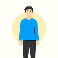 Moody Expression Stock Illustrations vector