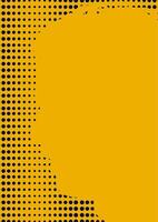 Gradient halftone effect duotone background vector