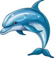 mignonne dauphin illustration ai génératif png