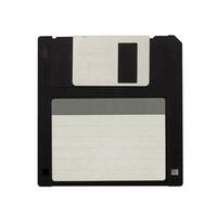 Floppy Disk magnetic isolated on white background photo