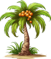 Palme Baum Illustration ai generativ png