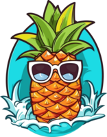 Pineapple With Sunglass png