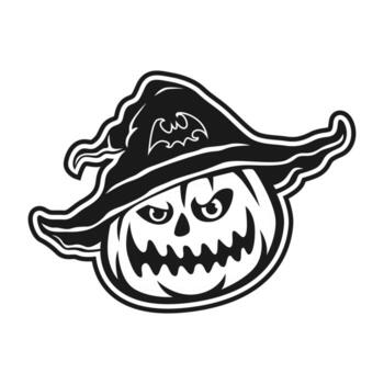 stiker icon of calan gaeaf happy halloween vector image illustration
