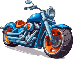 moto illustration, bicyclette illustration ai génératif png