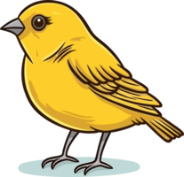 Cartoon Canary Illustration AI Generative png