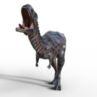 majungsaurus dino geïsoleerd 3d png