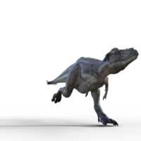 alioramus dinosaurus geïsoleerd 3d png