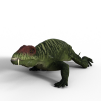 Doliosauriscus dinosaur isolated 3d png