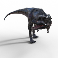 majungsaurus dino geïsoleerd 3d png