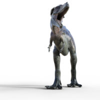 alioramus dinosaurus geïsoleerd 3d png