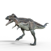 alioramus dinosaurus geïsoleerd 3d png