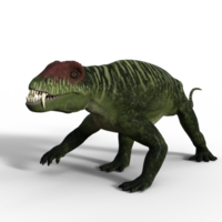 doliosauriscus dinosaure isolé 3d png