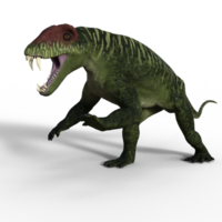 Doliosauriscus dinosaur isolated 3d png