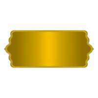 Luxury Golden Islamic Frame image with transparent background. png