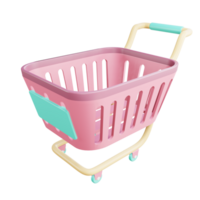 PNG file of 3d rendering object of cart