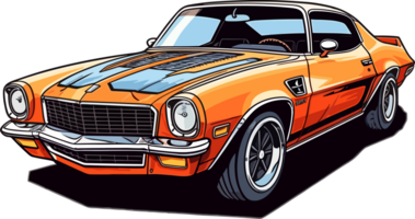 ancien Chevrolet camaro, ai génératif png