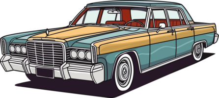 Vintage ▾ chrysler nuovo yorker macchina, Vintage ▾ auto ai generativo png