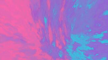 une holographique arc en ciel iridescent doux bleu violet rose sarcelle couleurs stries pente, floue abstrait pastel Contexte 4k video