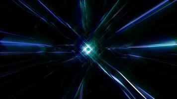 4K Digital Cyberspace with Particles and Digital Data Network Connections Animation. High Speed Connection and Data Analysis Technology Digital Abstract Background Concept video